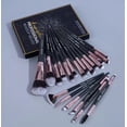 thumbnail image 2 of Brochas De Maquillaje Kit 20 Pcs Para Maquillaje Profesional Modelo Negro, 2 of 4