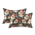 thumbnail image 3 of Ryvnso Satin Pillowcase Santa Claus Christmas Lights Pillow Cases Standard Size 26x20in, 3 of 6