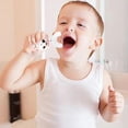 thumbnail image 3 of Cepillo de dientes eléctrico ultrasónico para niños, cabezal de gel de sílice suave, tipo U, 3 of 5