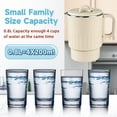 thumbnail image 2 of DREAMOSA Portable Foldable Electric Kettle 600 Watts 0.8 L Electric Kettle, White with Detachable Base, 2 of 5