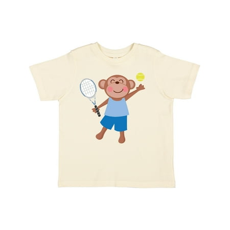 

Inktastic Tennis Monkey Kids Gift Toddler Boy Girl T-Shirt