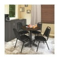 thumbnail image 3 of Regency Kobe 30 in. Round X-Base Breakroom Table- Neo Walnut, 3 of 6