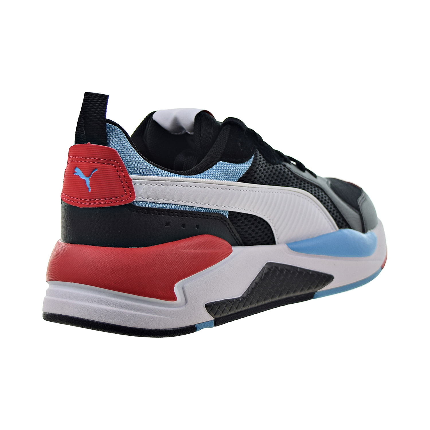 Puma X-Ray Color Block Men's Shoes Black-White-Blue-Red 373582-01 - image 3 of 6