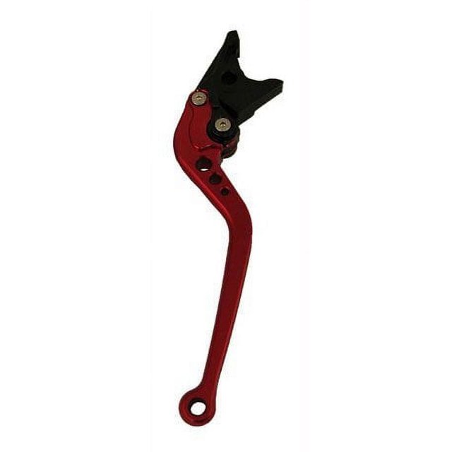 Motobrackets Palanca de Embrague Ajustable Estándar 4" Roja para Suzuki 2006-2009 GSXR 600 / 750, 2005-2006 GSXR 1000