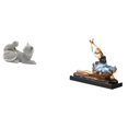 thumbnail image 1 of Estatua de gato, figura de escritorio, estatua de bailarina de ballet, figura de bailarina, escultura ornamental de resina, adecuada para regalar, dec, 1 of 8