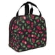 thumbnail image 2 of Easygdp Ripe Red Cherry Bolsa Térmica Premium - Tela Oxford Impermeable, Gran Capacidad, Bolsillo Frontal, Unisex para Trabajo, Escuela, Actividades al Aire Libre y Picnics, 2 of 8