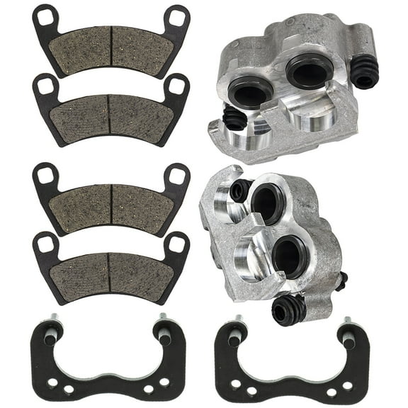 Niche Rear Left Right Brake Caliper Pad Set Pair for Polaris RZR 4 900 UTV MK1001277