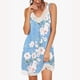 thumbnail image 5 of Camisolas cortas de moda para mujer, vestidos de verano informales con cuello en V, sin mangas, de encaje liso, camisillas de poliéster para mujer, 5 of 9