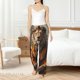 thumbnail image 4 of Balery Jungle Meditating Lion Pantalones de pijama para mujer, pijamas ultraligeros, pantalones de estar por casa-Small, 4 of 6