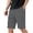Dark Gray*, variant on Men's Shorts Solid Color Knit Casual Breathable Summer with Drawstring Pockets Elastic Waist Comfortable Soft Athletic Relaxed Fit Classic Chic Shorts