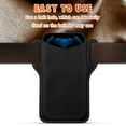 thumbnail image 6 of Elegant Choise Cell Phone Holder Case with Belt Loop Leather Holster Pouch for Men, Black, 6 of 10