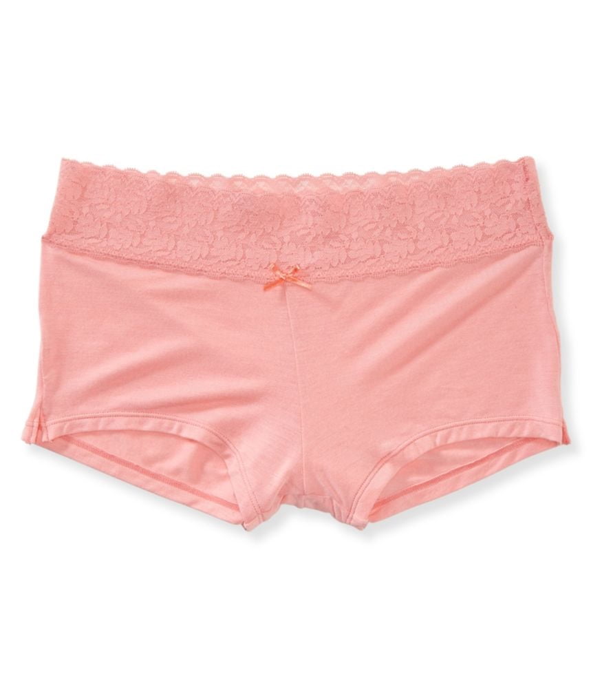 Aeropostale Aeropostale Womens Modal Lace Boy Shorts Panties