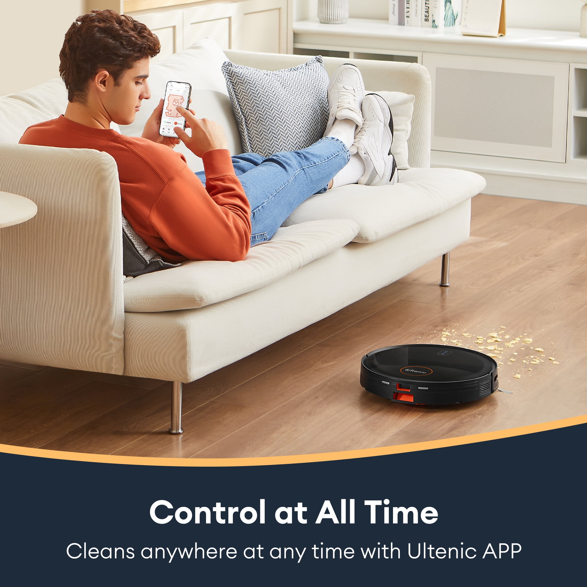 Ultenic Robot Vacuum with Mop and U12 Vesla Cordless Vacuum Combo