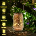 thumbnail image 3 of Metal Hummingbird Solar Lantern Waterproof Solar Lantern Energy Efficient Landscape Lamp Intelligent Sensing Yard Light for Home, 3 of 7