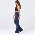 thumbnail image 5 of Carlikeit Women's Flare Leggings High Waisted Yoga Workout Pants with Cargo Pockets No Front Seam High Stretch Quick Dry Bootcut Leggings, 5 of 7