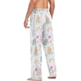 thumbnail image 6 of GZHJMY Elephant Men's Pajama Pants, Soft and Comfortable Lounge Sleep Bottoms with Pockets, Men's Sleepwear with Custom Print, Large, 6 of 7