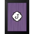thumbnail image 2 of Initials Pattern J 11x14 Black Modern Framed Museum Art Print Titled - Art Licensing Studio, 2 of 5