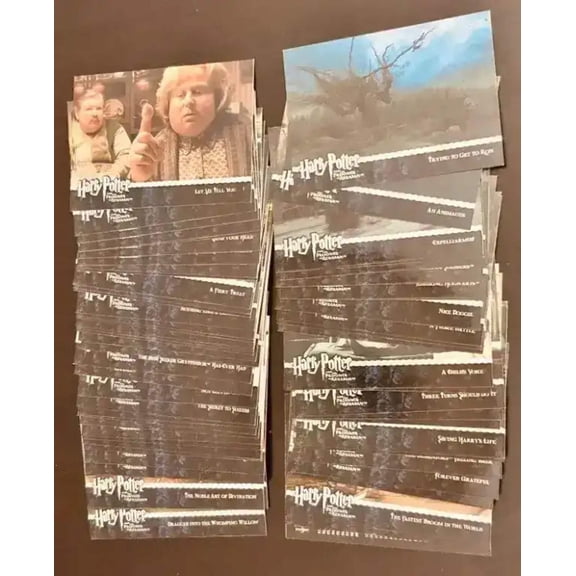Harry Potter and the Prisoner of Azkaban Update 2004 Artbox partial base card set