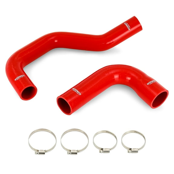 Mishimoto Silicone Radiator Hose Kit Compatible With Dodge 5.9L Cummins 1991-1993, Red