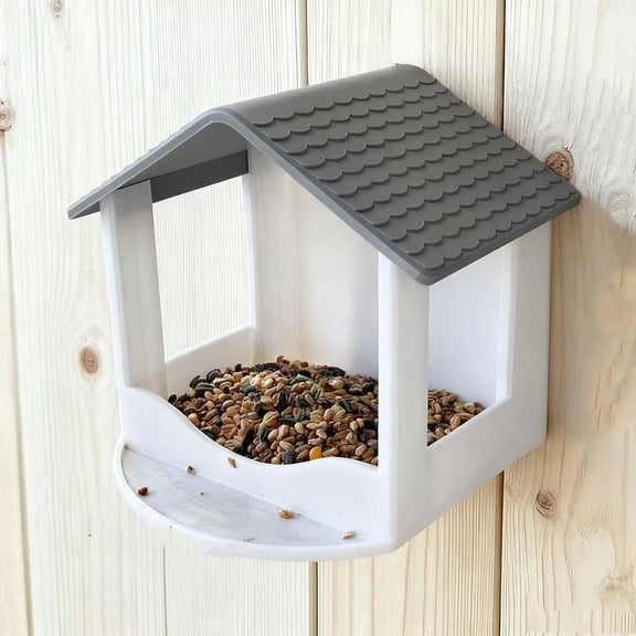 Outdoor Bird Feeder House Weatherproof Wild Bird Feeder for Outside Garden Yard Patio Decor Pet Supplies Easy Fill Bird Feeding