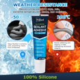 thumbnail image 4 of Sellador de silicón POLIXEL negro 150 g 100% impermeable, 4 of 6