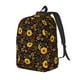 thumbnail image 1 of Easygdp Sunflowers Leaves Mochila de Lona Resistente para Laptop, Compatible con Laptops de 15 a 17 pulgadas, Ideal para Escuela, Trabajo y Viajes-Small, 1 of 5