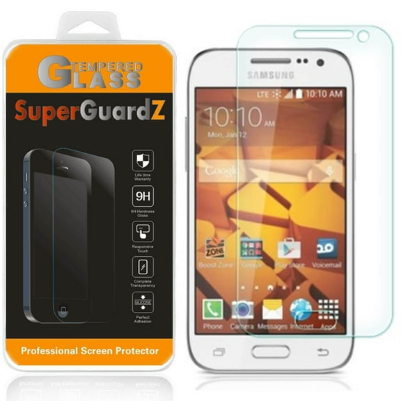 For Samsung Galaxy Prevail LTE - SuperGuardZ Tempered Glass Screen Protector, 9H, Anti-Scratch, Anti-Bubble, Anti-Fingerprint