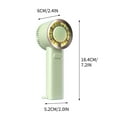 thumbnail image 3 of Needhep Oscillating Bladeless Fan With Remote,Small Fans for Home, Small Travel Fan for Sleeping, Small Outdoor Fan, Fans That Blow Cold Air (Green), 3 of 3