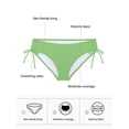 thumbnail image 2 of Ocean Blues Women's Full Coverage Swim Bottom Tie Sides Bikini Bottom, 2 of 5
