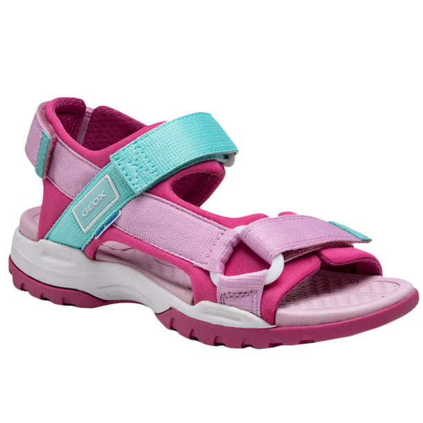 Enderezar agudo seno Geox Girls Borealis Sandals - Walmart.com