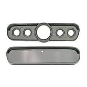 Scott Drake KIT-INT-AL Instrument Panel & Glove Box With Brushed Aluminum Inserts