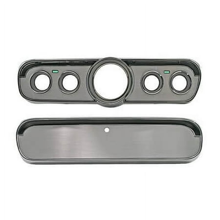 Scott Drake KIT-INT-AL Instrument Panel & Glove Box With Brushed Aluminum Inserts