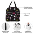 thumbnail image 5 of Lsque Colorful Geometry Pattern Lunch Bag Women/Men Insulated Lunch Box,Small Leakproof Cooler Food Lunch Containers Reusable High Capacity Lunch Tote Bags, 5 of 6
