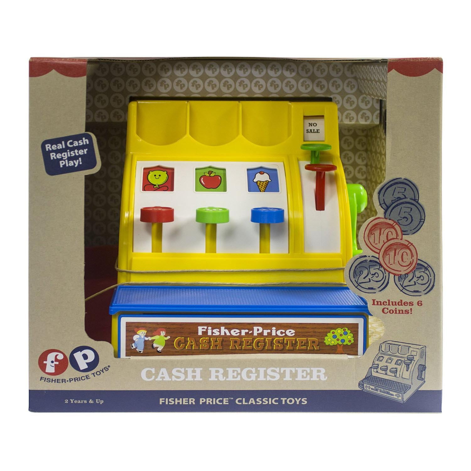 Classics Retro Cash Register 2073 for sale online Basic Fun Fisher 
