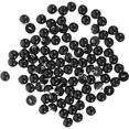 thumbnail image 1 of Buttons Black Plastic For Clothes Accessories Art and Craft Projects 100Pcs 0.4X0.4in, 1 of 8