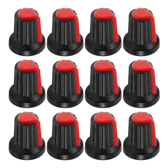 OUNONA 20pcs Replacement Knob Potentiometer Knob Caps Volume Control Knobs Potentiometer Knob Cap Volume Amplifier