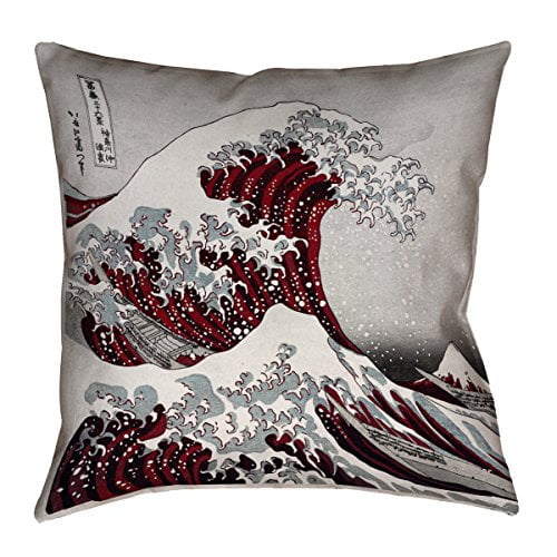 ArtVerse Katelyn Smith 16 x 16 Indoor//Outdoor UV Properties-Waterproof and Mildew Proof Washington Love Pillow