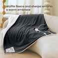 thumbnail image 2 of Manta eléctrica Blunique Waffle Heated Blanket 130 x 150 cm, color gris, 2 of 9