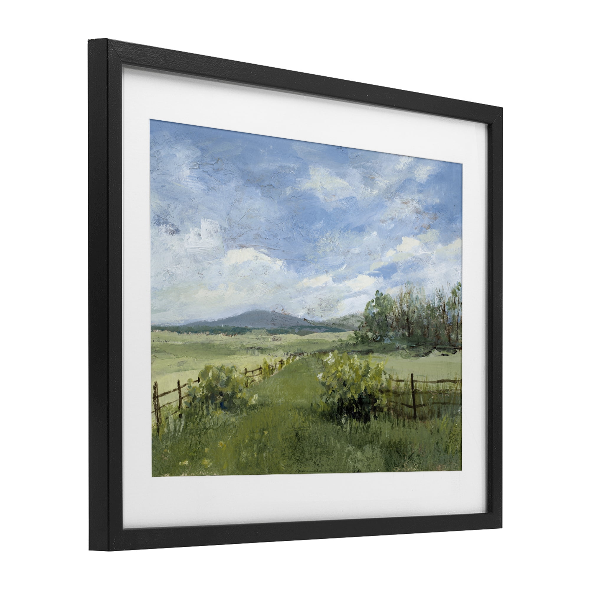 Stupell Industries Thank You Nature Landscape Black Framed Print Under Glass, design by Lanie Loreth