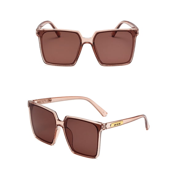 Harpily Mens Sunglasses Unisex Square Classic Polarized Retro Trendy Multi-color Solid Sunnies Eyewear All Season Fashion Daily Wear