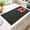 Black-47"L x 23.6"W, variant on Translucent 47"L x 23.6"W Silicone Kitchen Counter Protector Mat