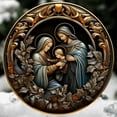 thumbnail image 2 of KCEHTA Nativity Christmas Ornaments, Nativity Ornaments for Christmas Tree, Christmas Nativity Scene Ornaments, Christian Christmas Tree Decorations for Home Office Car Pendant, 2 of 7
