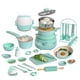 thumbnail image 3 of Mini cocina, juego completo de cocina real, utensilios de cocina pequeños para niñas, traje para niños, juego educativo para bebés, juguetes para la casa, 3 of 4