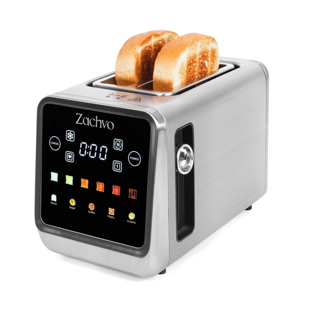 Zachvo 2 Slice Toaster with Smart Touchscreen & D
