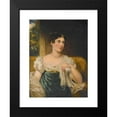 thumbnail image 2 of George Clint 15x18 Black Modern Framed Museum Art Print Titled - Portrait of the Irish Actress Harriett Constance Smithson, 2 of 5