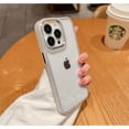 thumbnail image 2 of CASELIX Clear Case for iPhone 12 Pro Max Silver Metallic, Military Grade Protection, Crystal Clear Compatible with iPhone 12 Pro Max Protective Case 6.7 inch, Silver, 2 of 4