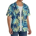 thumbnail image 4 of Xecao offers the Hawaiian Style for Men's Casual Short-sleeved Shirt, a button-up collared shirt with a pocket, perfect for beach vacations and yacht travel in the X-Large size., 4 of 7