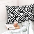 thumbnail image 4 of Sikiie Ying Yang Checkered Pillow Covers, Throw Pillow Case Cushion Covers,Cushion for Bedroom,Couch,Home-14"x20", 4 of 6