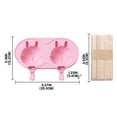 thumbnail image 2 of Silicone Ice Cream Stick Ice Mold Handmade Ice Cream Diy Ice Cream Mold, 2 of 3