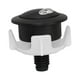 thumbnail image 5 of Botón de Descarga para Inodoro, Válvula de Tanque, Botón Doble para Inodoro, Accesorios para Tanque de Inodoro Resistentes, Botón de Presión para Negro Plata, 5 of 9